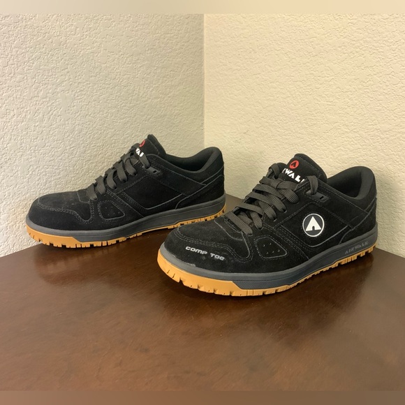 Airwalk Work Shoes Mongo Composite Toe Electrical Hazard Black 6310 Men’s Size 9 - Picture 1 of 8